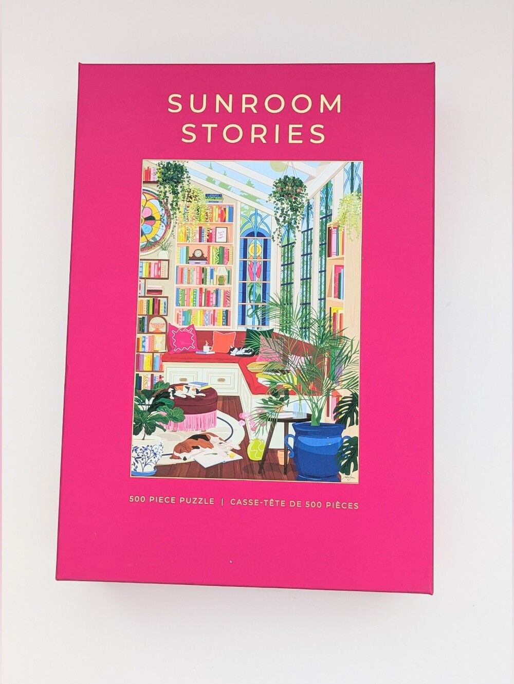 NEW IN BOX Hobbry "Sunroom Stories" 500-Piece Puzzle